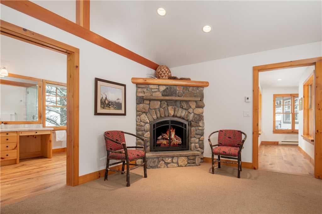 Master Bedroom with Gas Fireplace