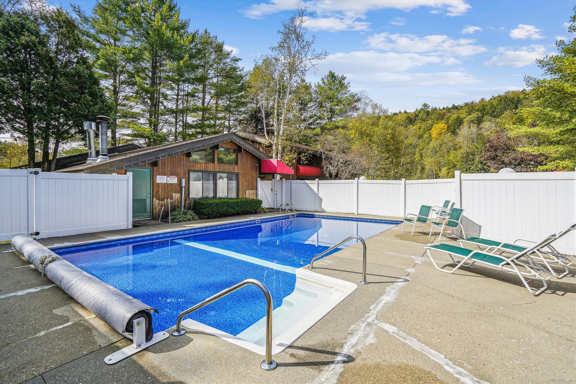 Come sit by the pool and relax.