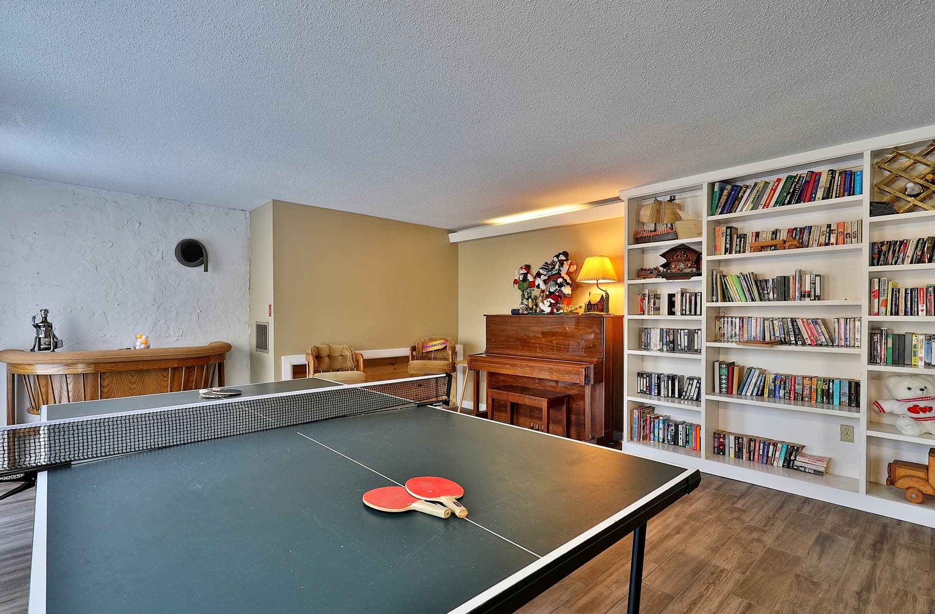 Enjoy the ping pong table.