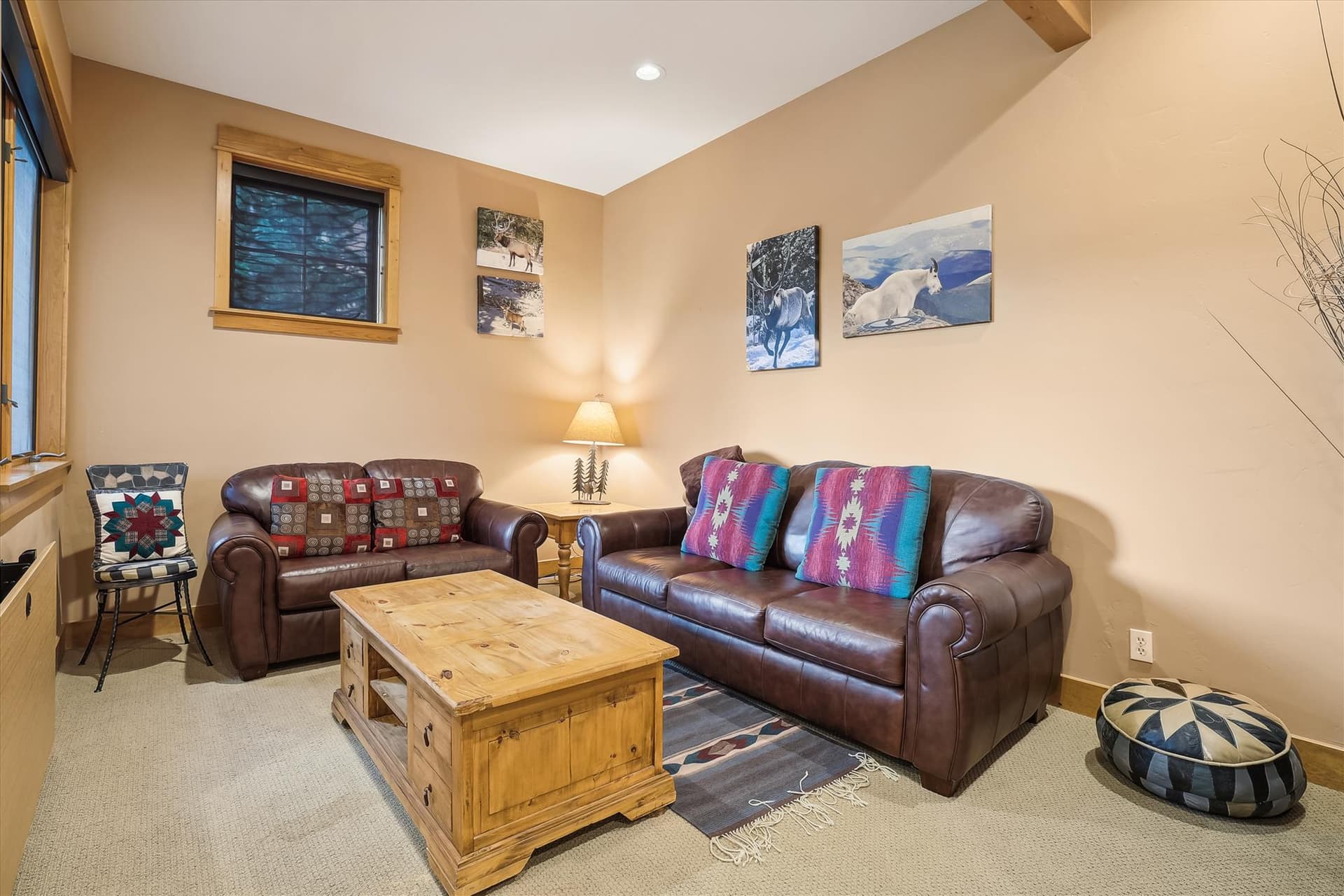 Downstairs Living Area, Alpine Vista Retreat, Breckenridge Vacation Rental