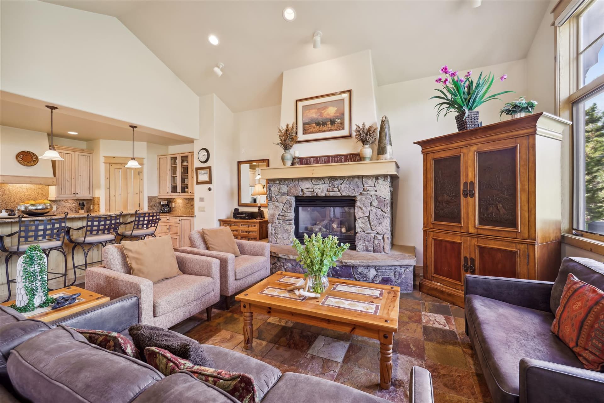 Living Room - Cucumber Patch 44 - Breckenridge Vacation Rental