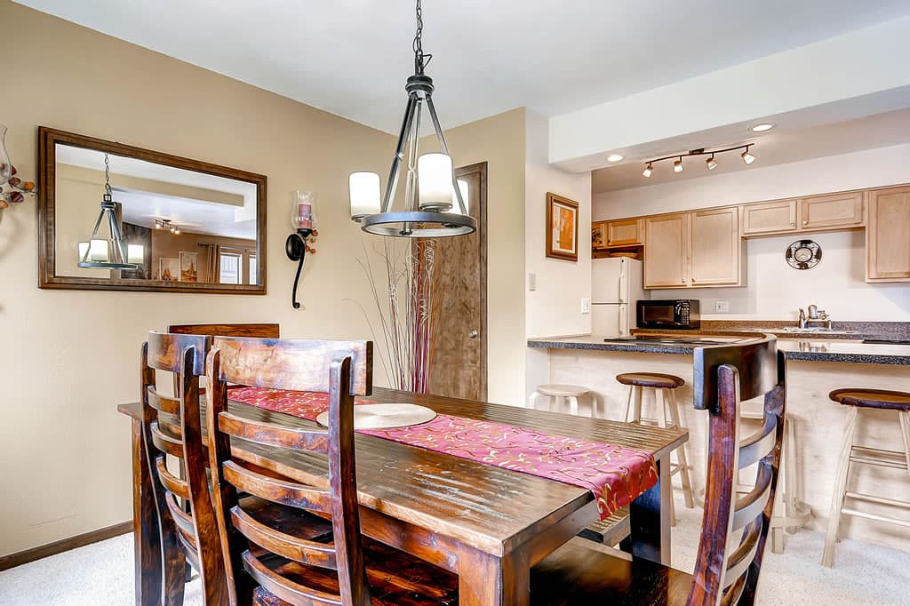 Dining Area - Park Place 101C - Breckenridge Vacation Rental