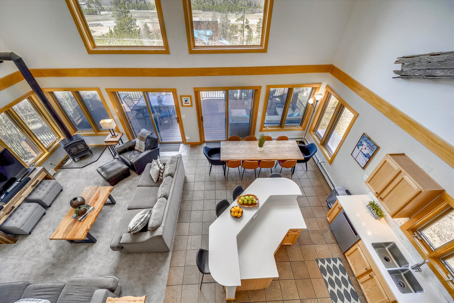 Living Area - Powder Moose Villa - Breckenridge Vacation Rental