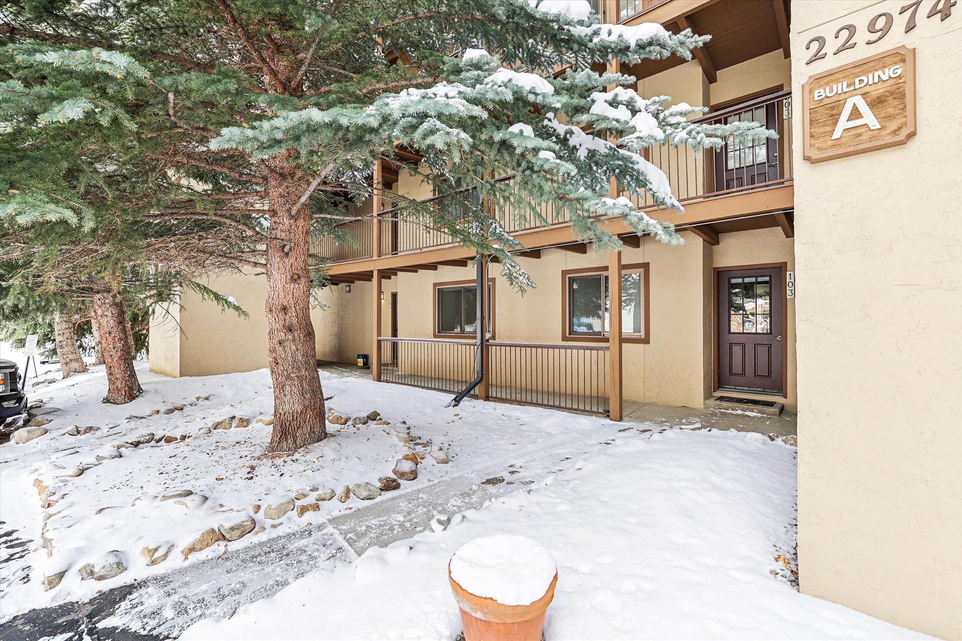 Exterior, Snowdance 102A, Breckenridge Vacation Rental