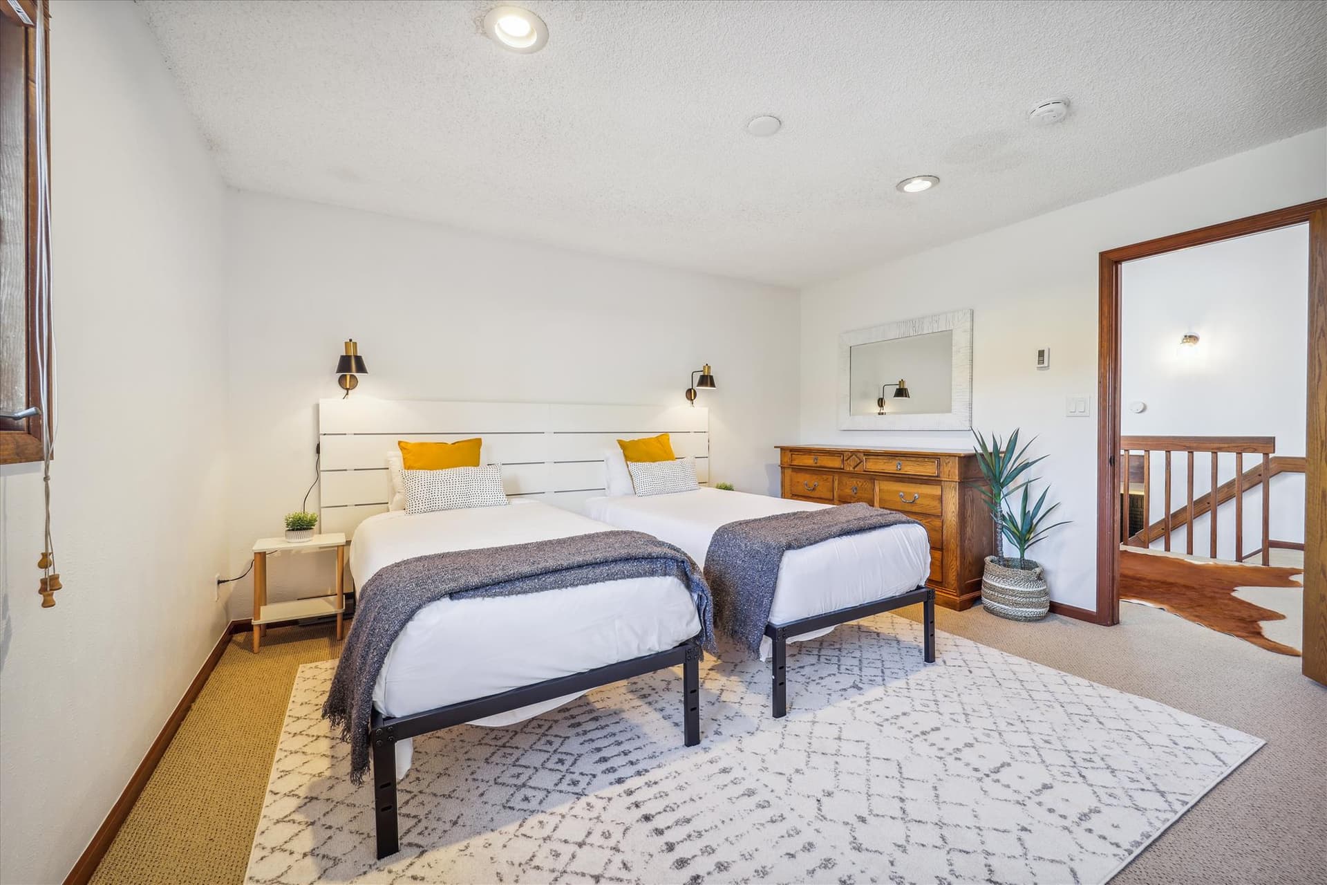 Bedroom, Twins Getaway at Meadow Creek, Breckenridge Vacation Rental