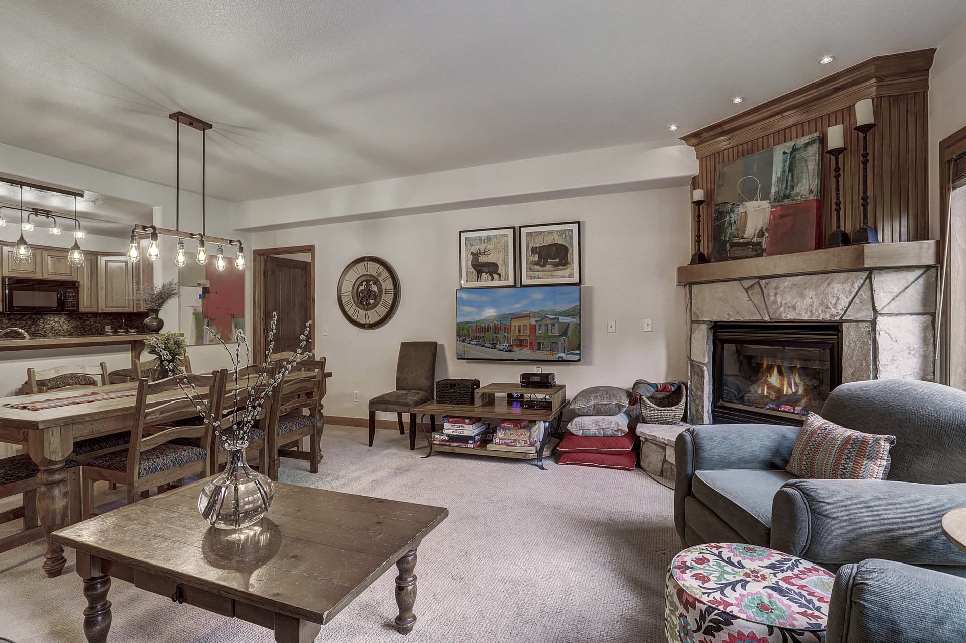 Living Room, Tyra Riverbend 213, Breckenridge Vacation Rental