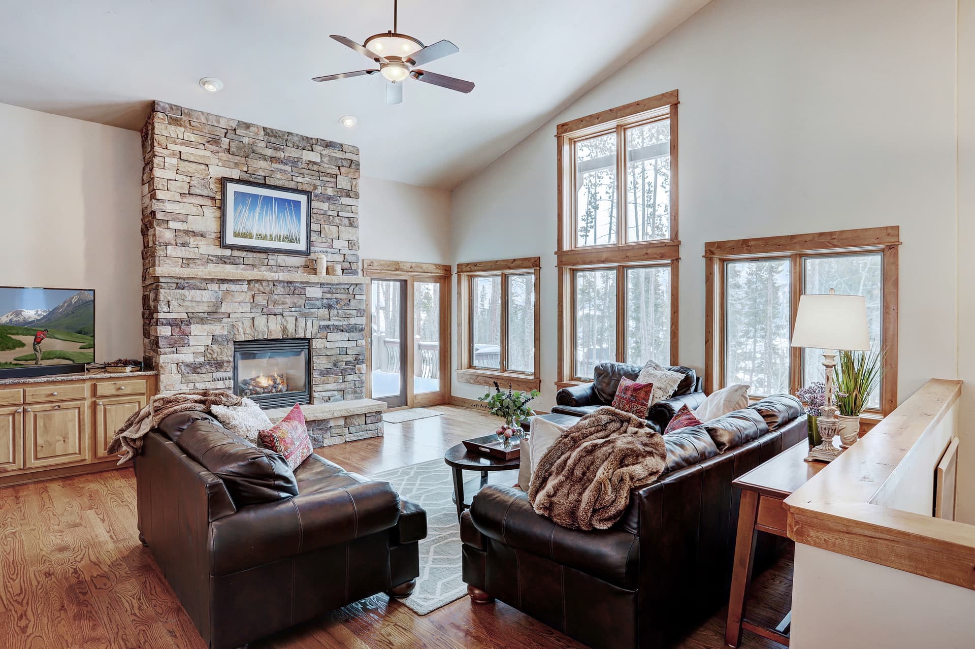 Living Room - Highlands Trail House - Breckenridge Vacation Rental