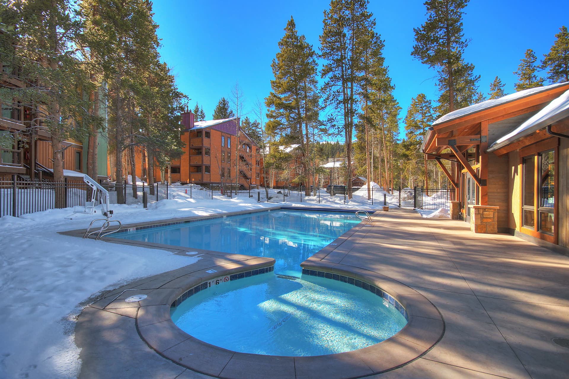 Columbine Pool - Mountainwood 301 - Breckenridge Vacation Rental