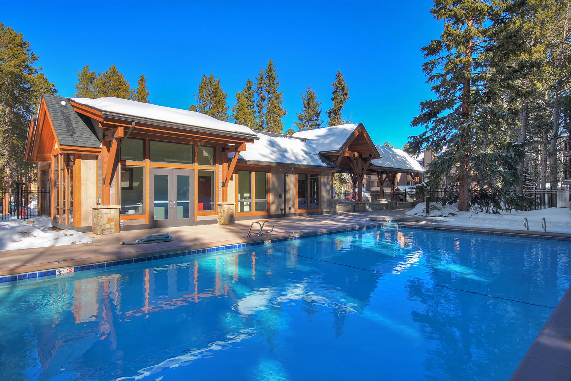 Columbine Pool - Mountainwood 301 - Breckenridge Vacation Rental