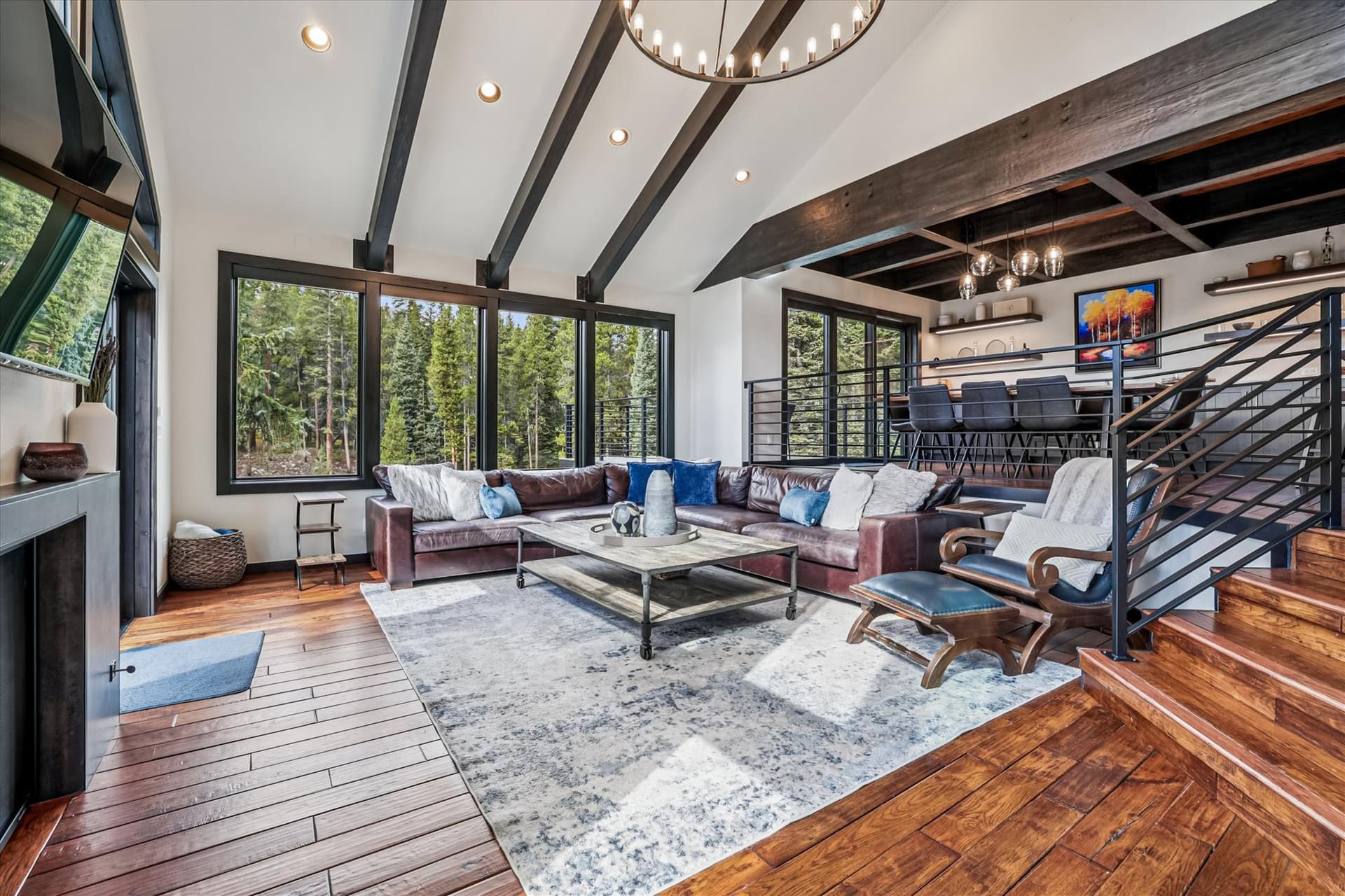 Living Area - Summit Solitude Estate - Breckenridge Vacation Rental