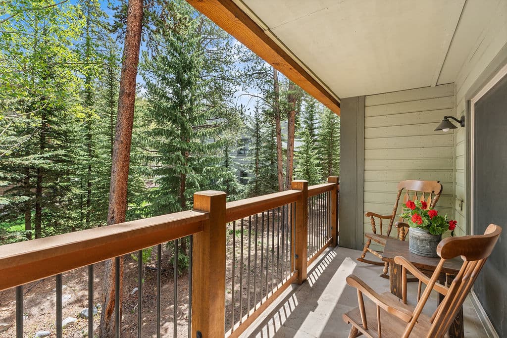 Balcony - Powder Ridge 108 - Breckenridge Vacation Rental