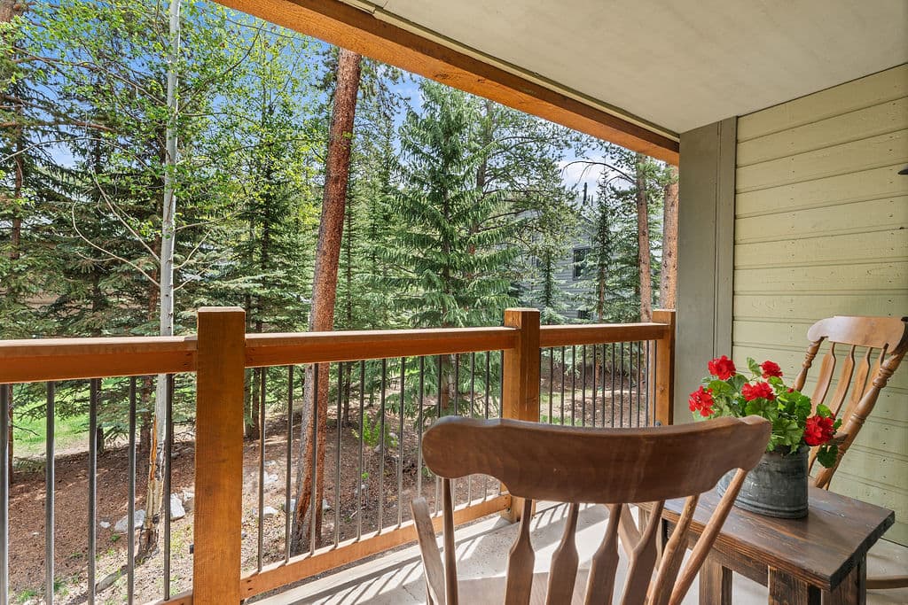 Balcony - Powder Ridge 108 - Breckenridge Vacation Rental
