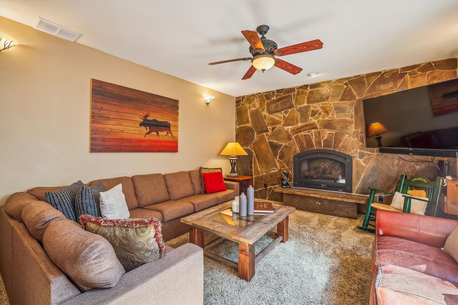 Living Area - High Point Lodge - Breckenridge Vacation Rental