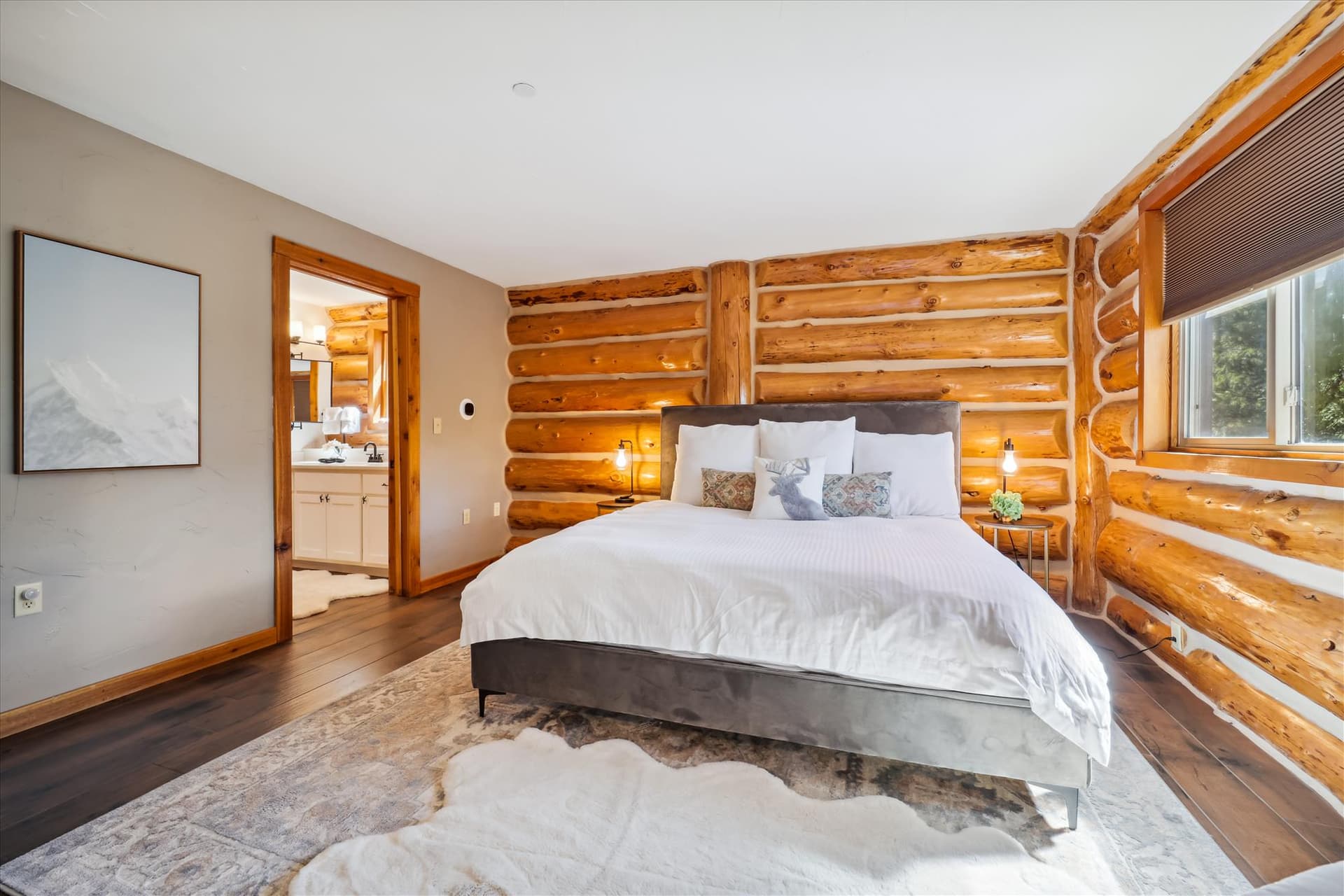 Bedroom - Modern Log Cabin - Breckenridge Vacation Rental