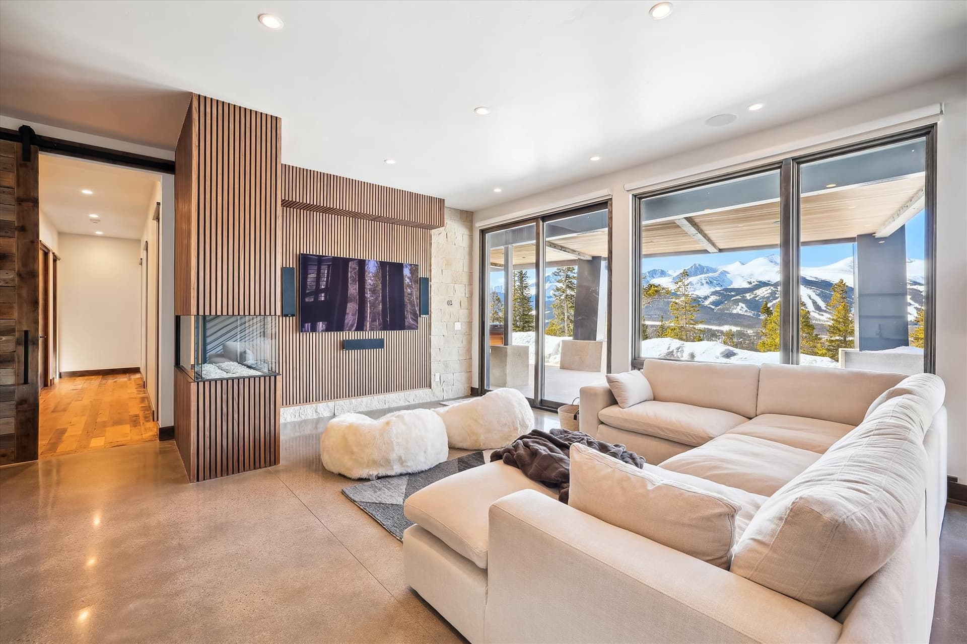Living Area - Modern View Manor - Breckenridge Vacation Rental