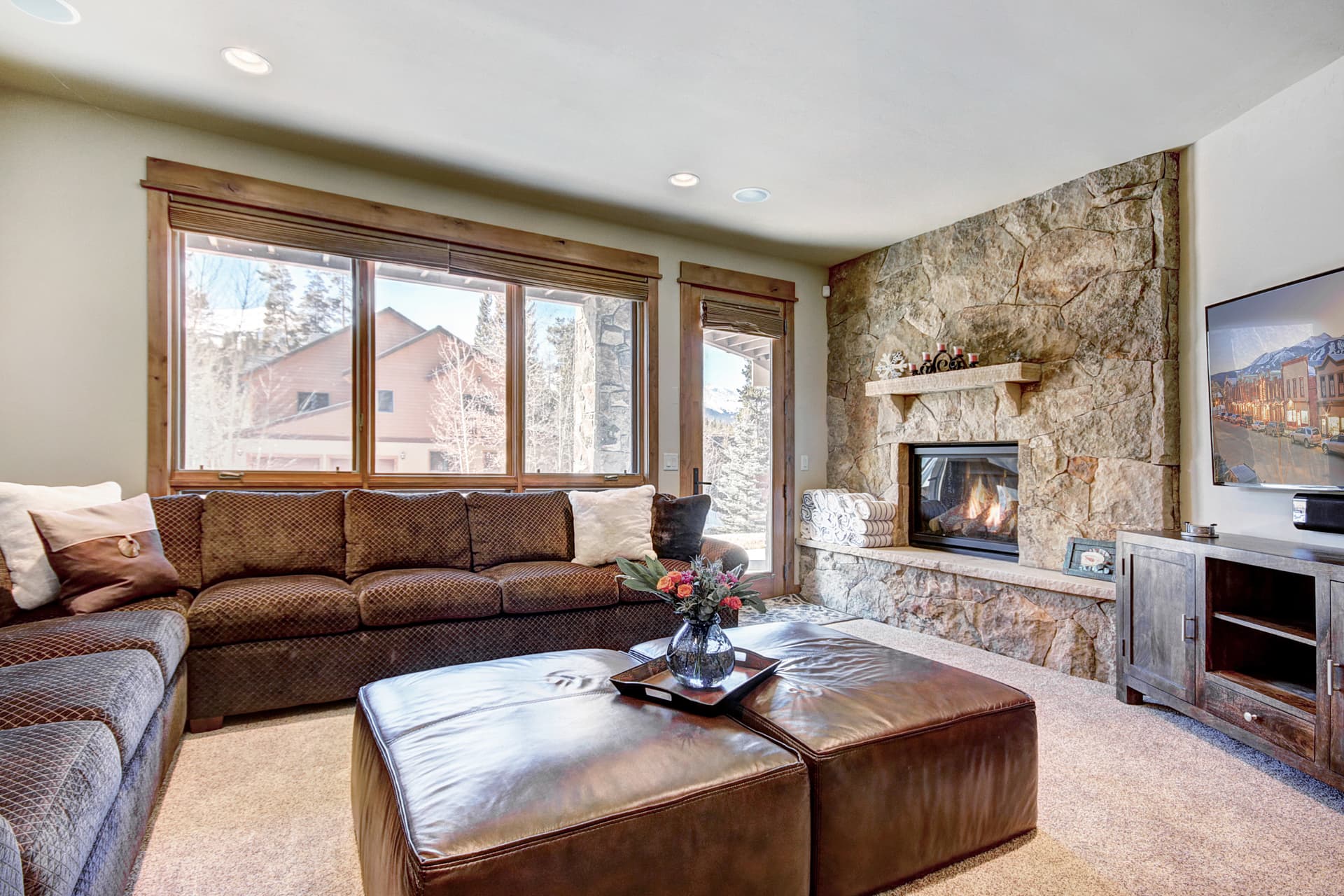 Living Area - Riverwood Retreat - Breckenridge Vacation Rental