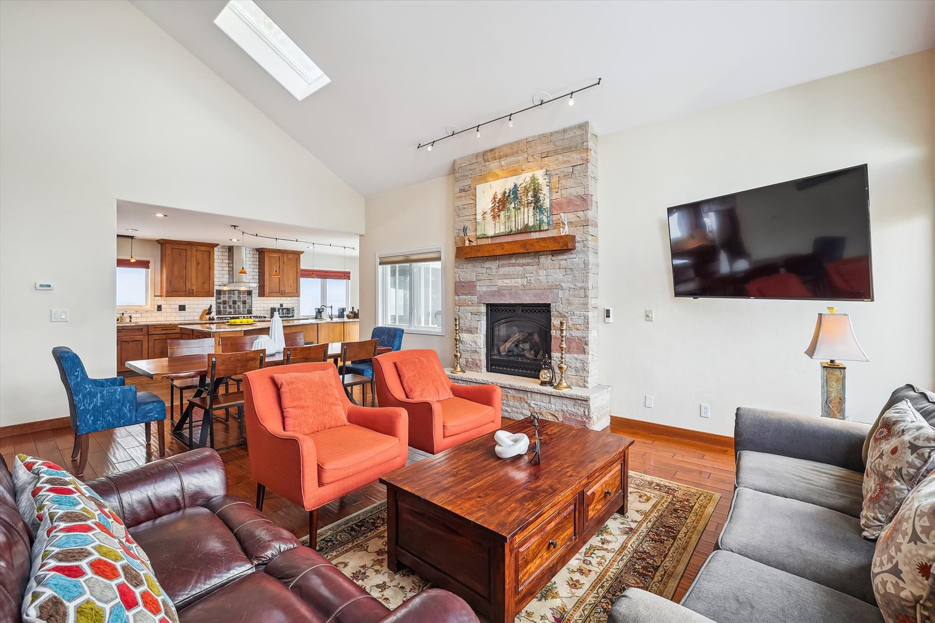 Living Area - Silver Shekel Retreat - Breckenridge Vacation Rental