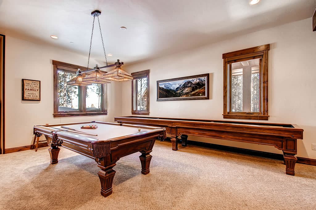 Game Area, Slopeside Manor, Breckenridge Vacation Rental