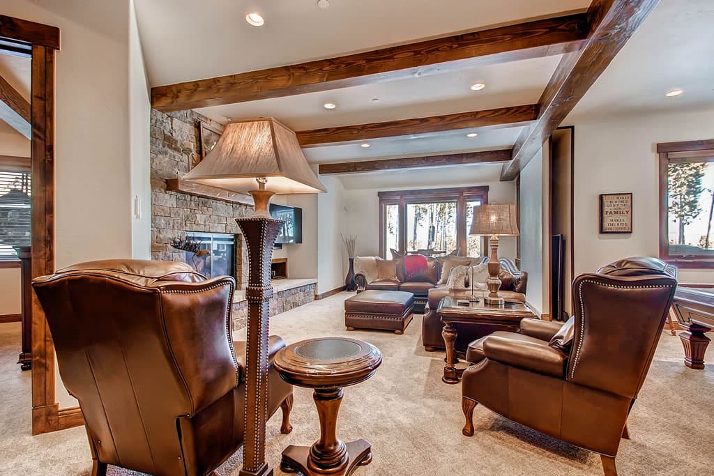 Family Room, Slopeside Manor, Breckenridge Vacation Rental