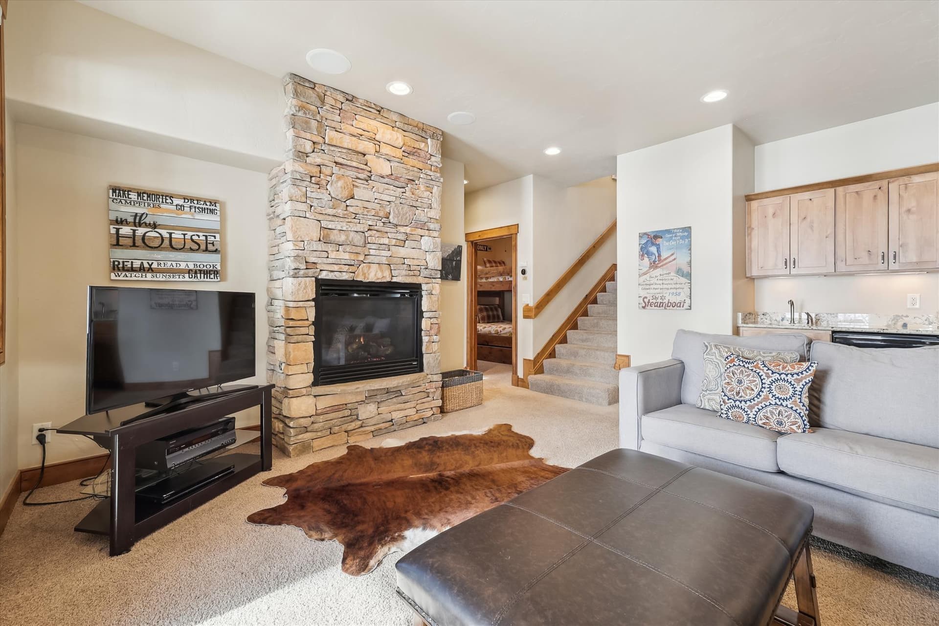 Family Room, The Beaver Lodge at Breckenridge, Breckenridge Vacation Rental