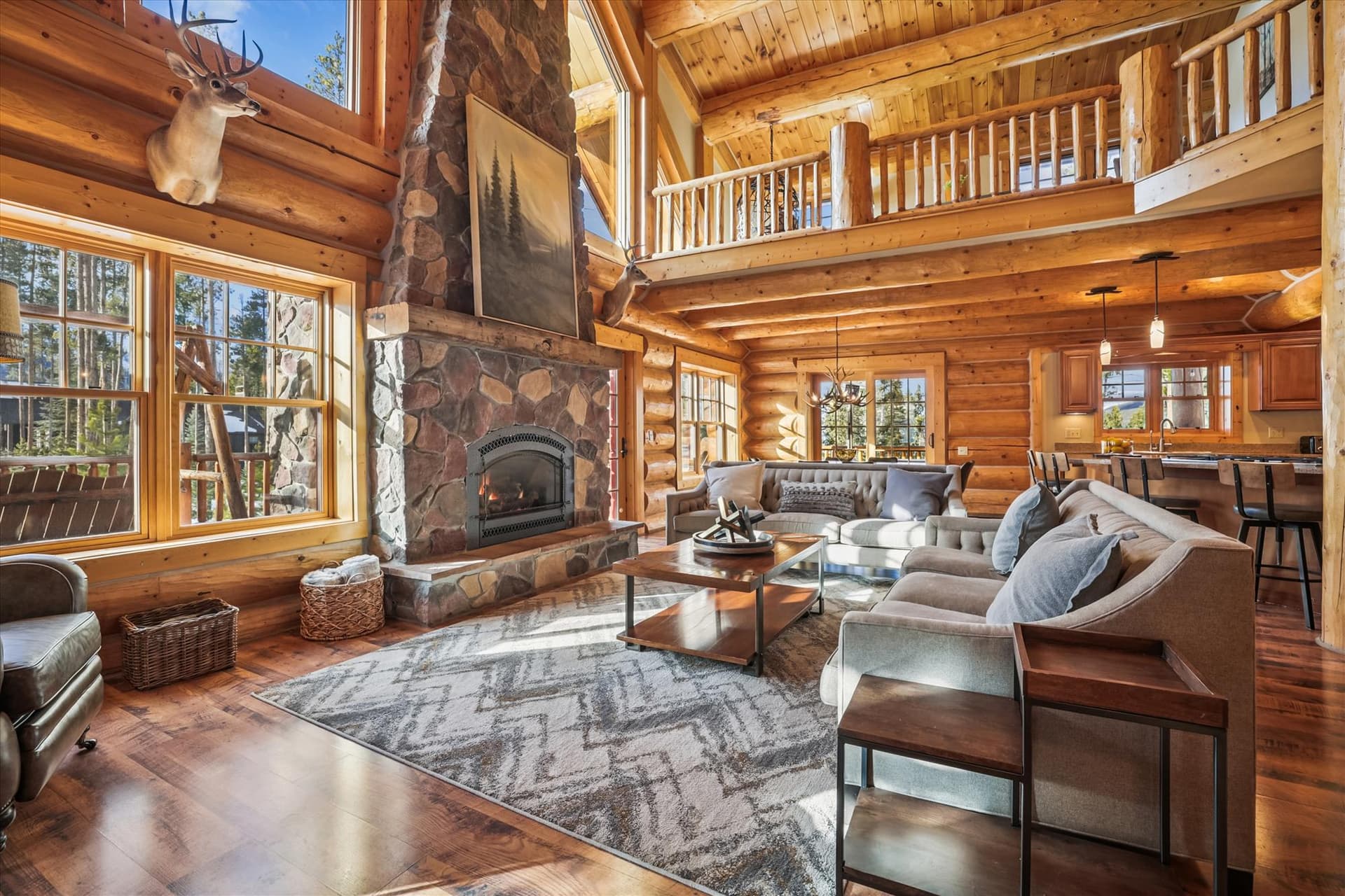 Living Area - Fireside Retreat - Breckenridge Vacation Rental