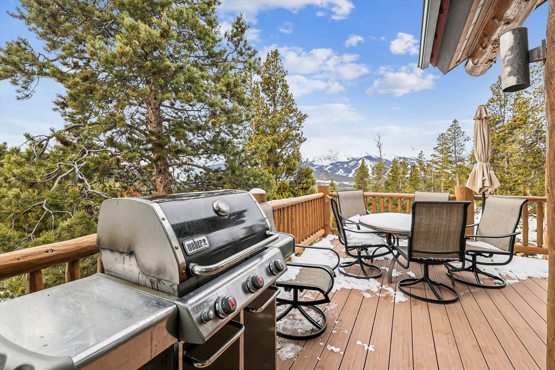 Deck - Dunkin Hill Lodge - Breckenridge Vacation Rental
