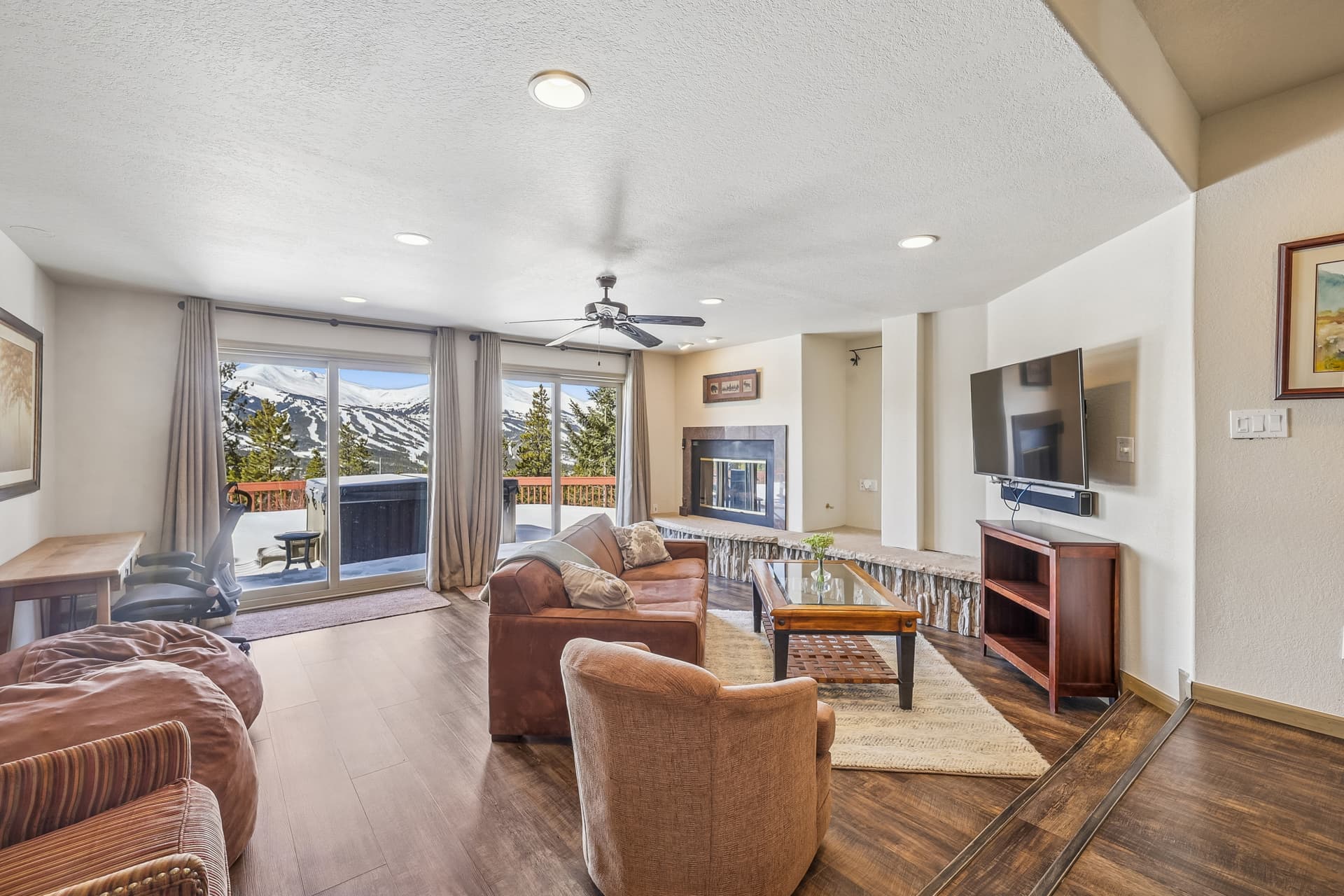 Living Area - Charter Ridge 10 - Breckenridge Vacation Rental