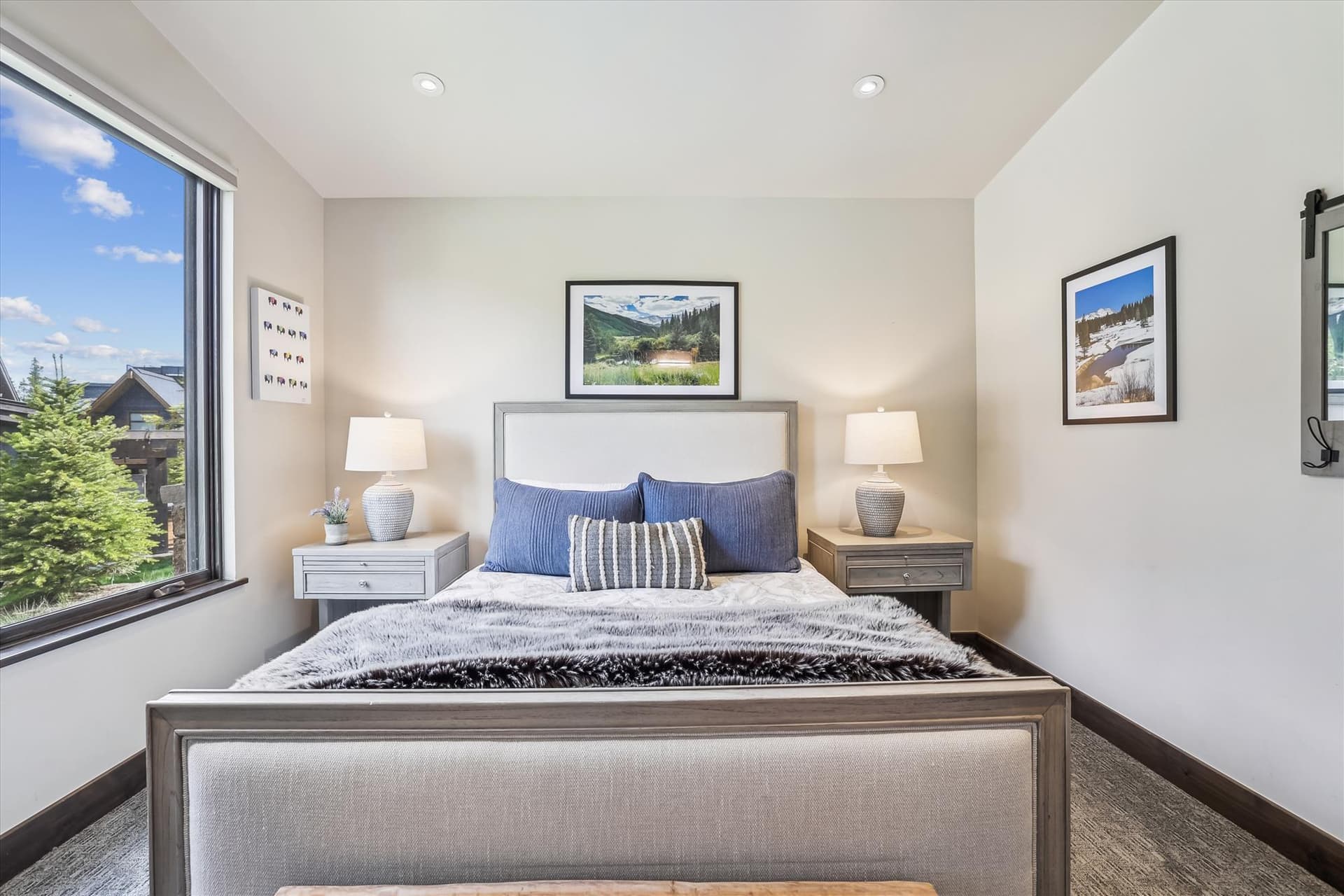 Guest Queen Bedroom - Chateau Breck - Breckenridge Vacation Rental