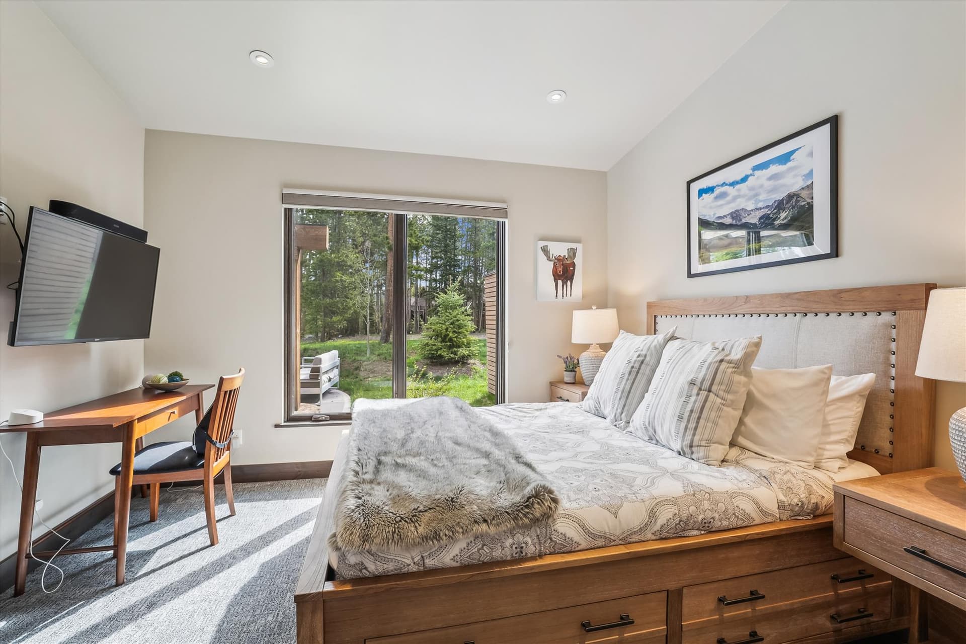 Guest Queen Bedroom - Chateau Breck - Breckenridge Vacation Rental