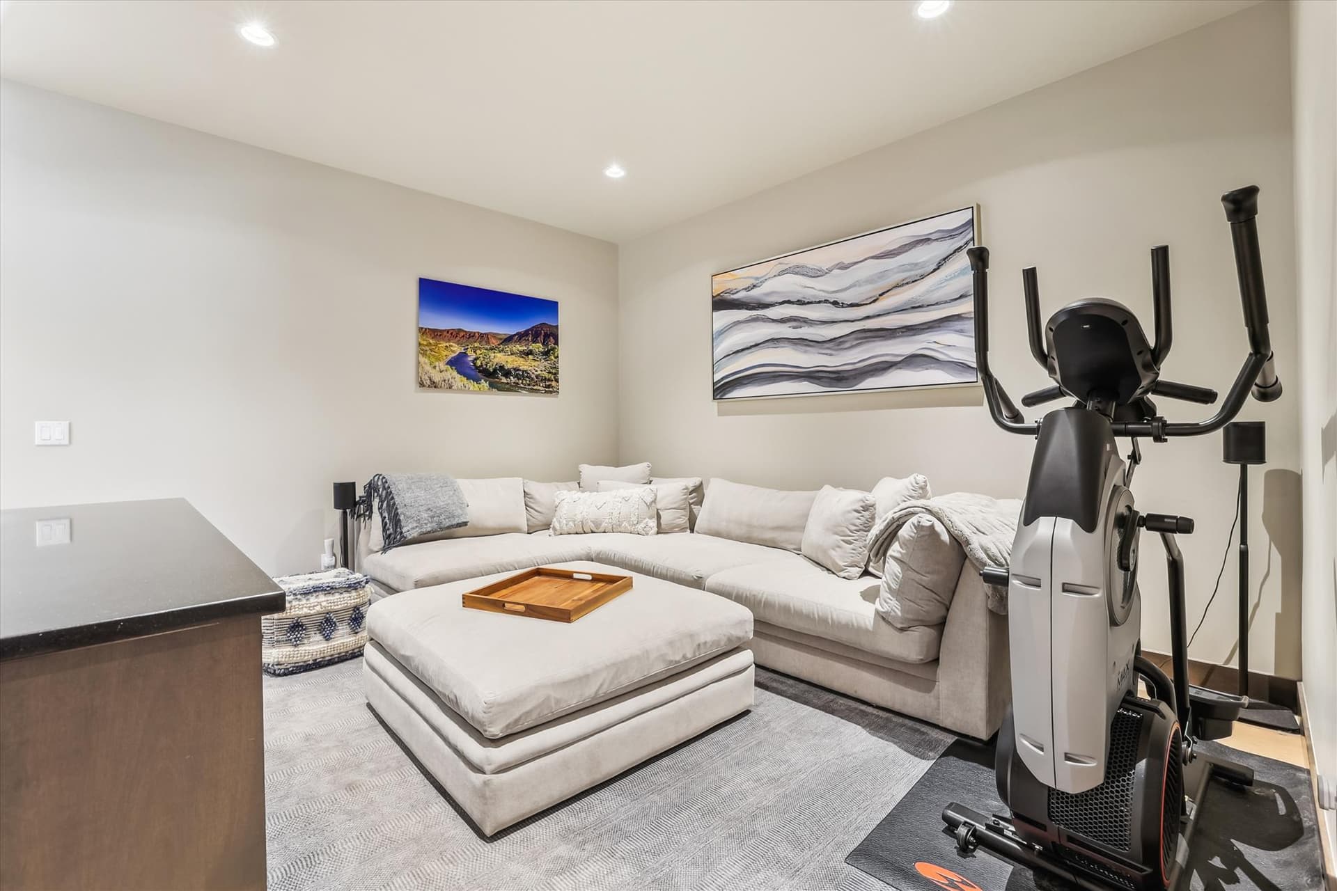 Downstairs Living Area - Chateau Breck - Breckenridge Vacation Rental