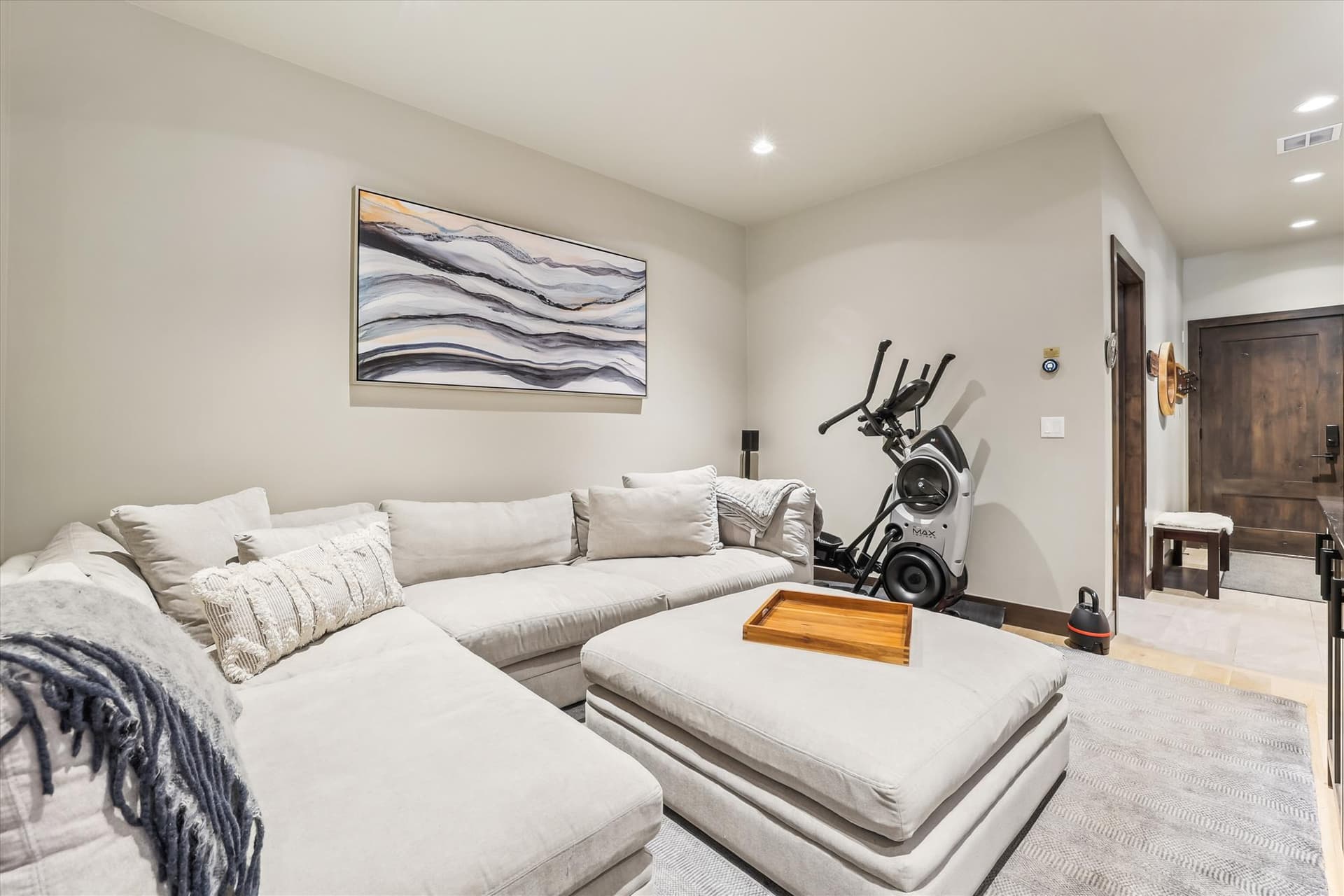 Downstairs Living Area - Chateau Breck - Breckenridge Vacation Rental