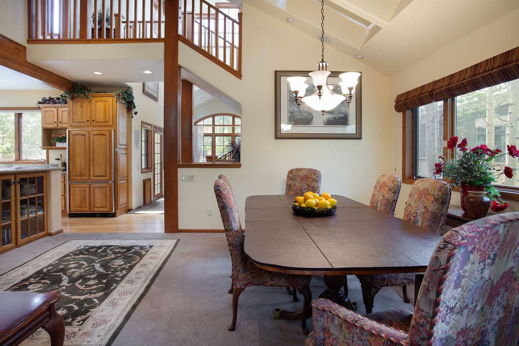 Dining Area - Streamside Lane - Frisco Vacation Rental