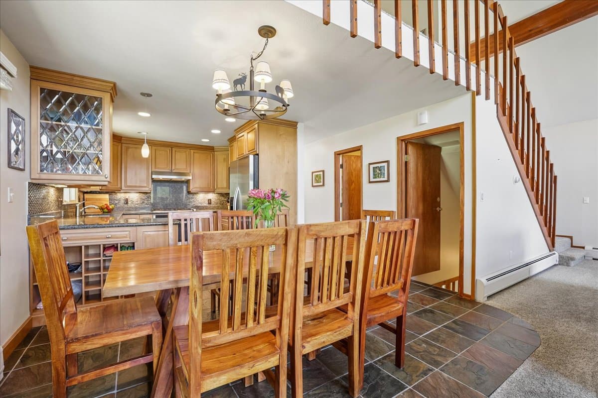 Dining Area - Tenderfoot Basecamp - Dillon Vacation Rental