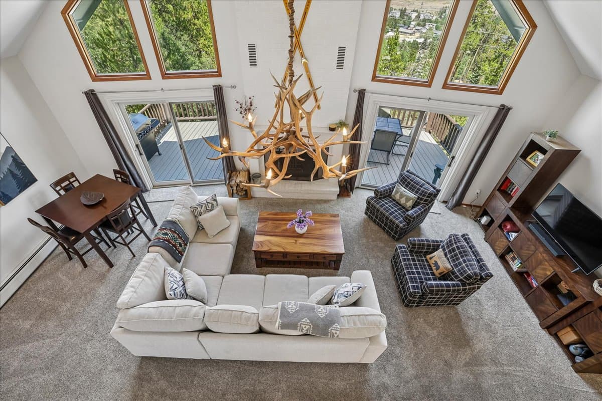 Living Area - Tenderfoot Basecamp - Dillon Vacation Rental