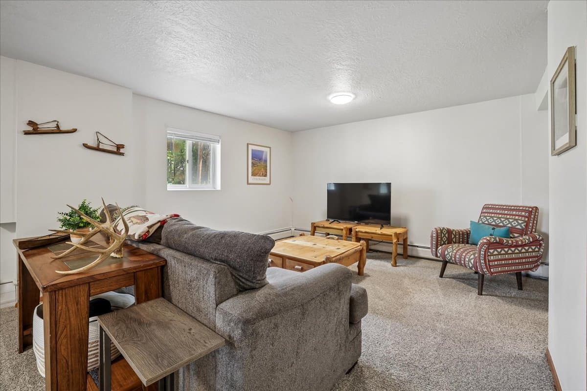 Living Area - Tenderfoot Basecamp - Dillon Vacation Rental