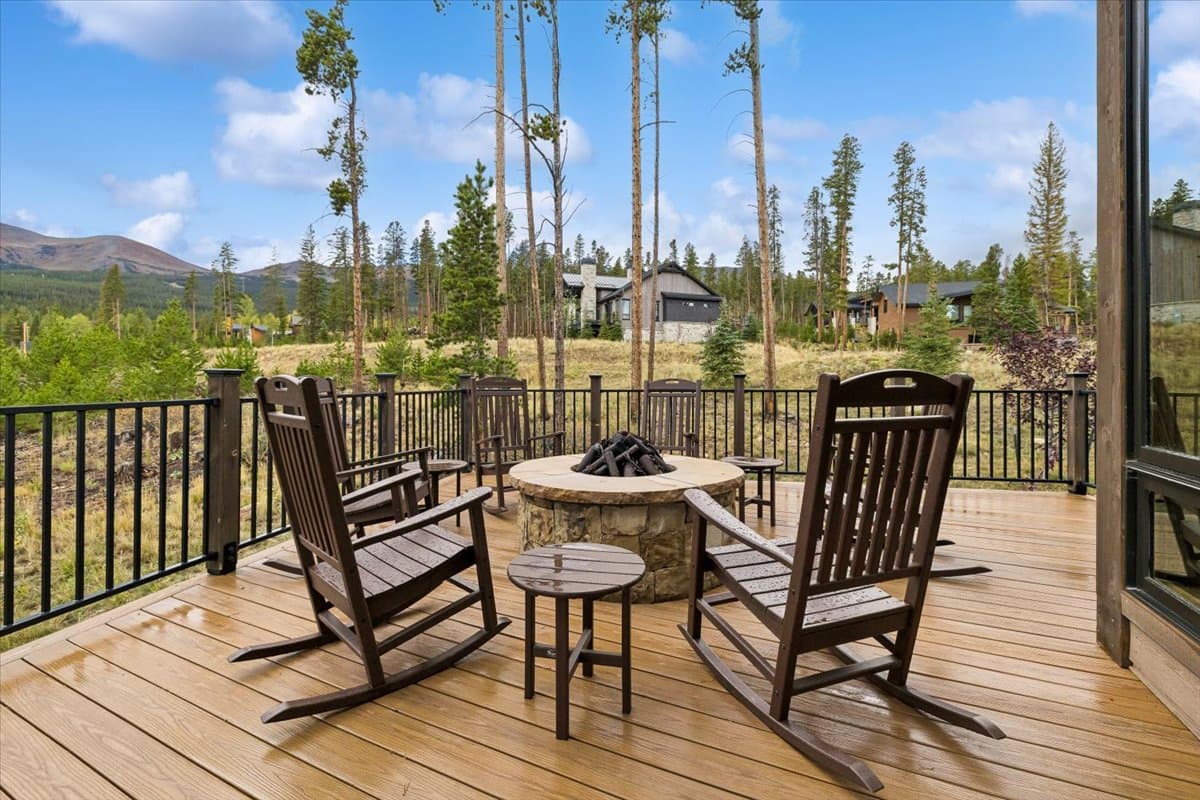 Deck - Alpine Exhale - Breckenridge Vacation Rental