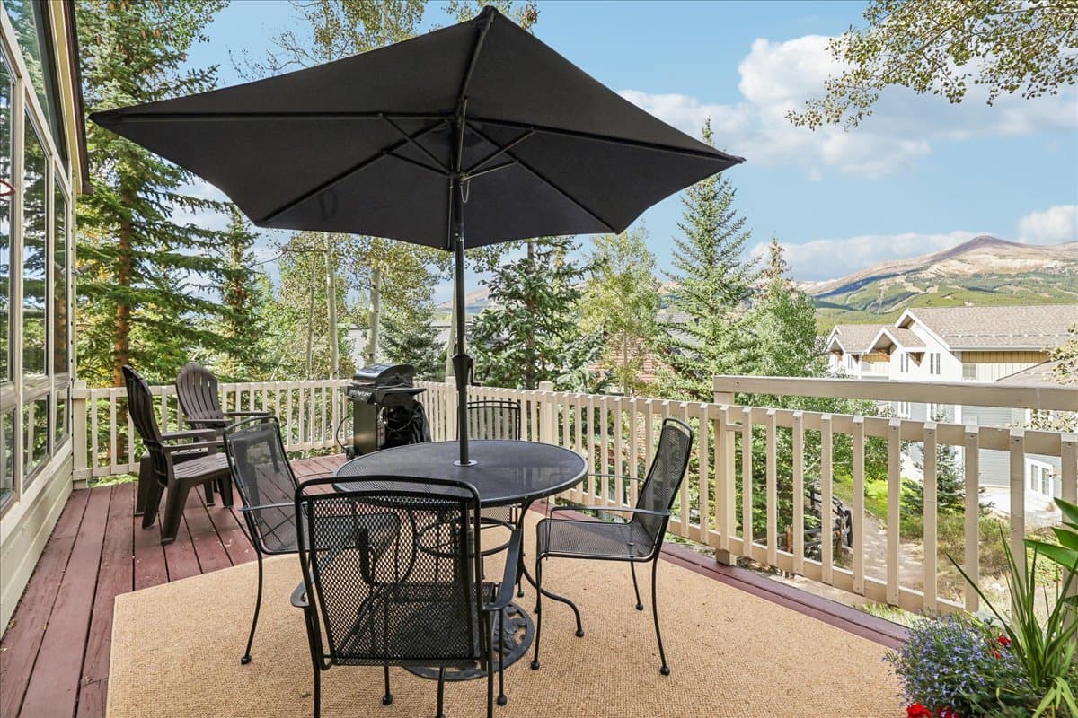 Deck - Powder and Pines - Breckenridge 30+ Night Rental