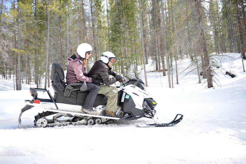 Snowmobiling