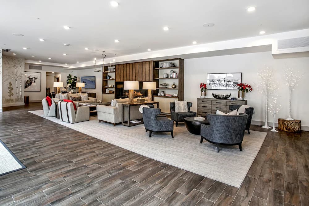 Lobby sitting area