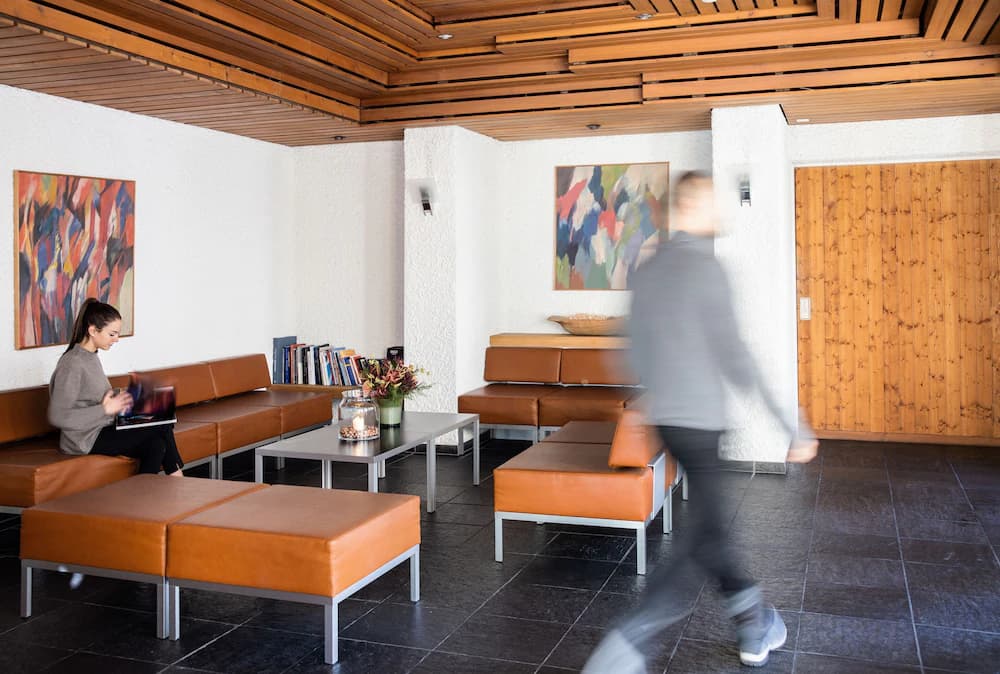 Lobby sitting area