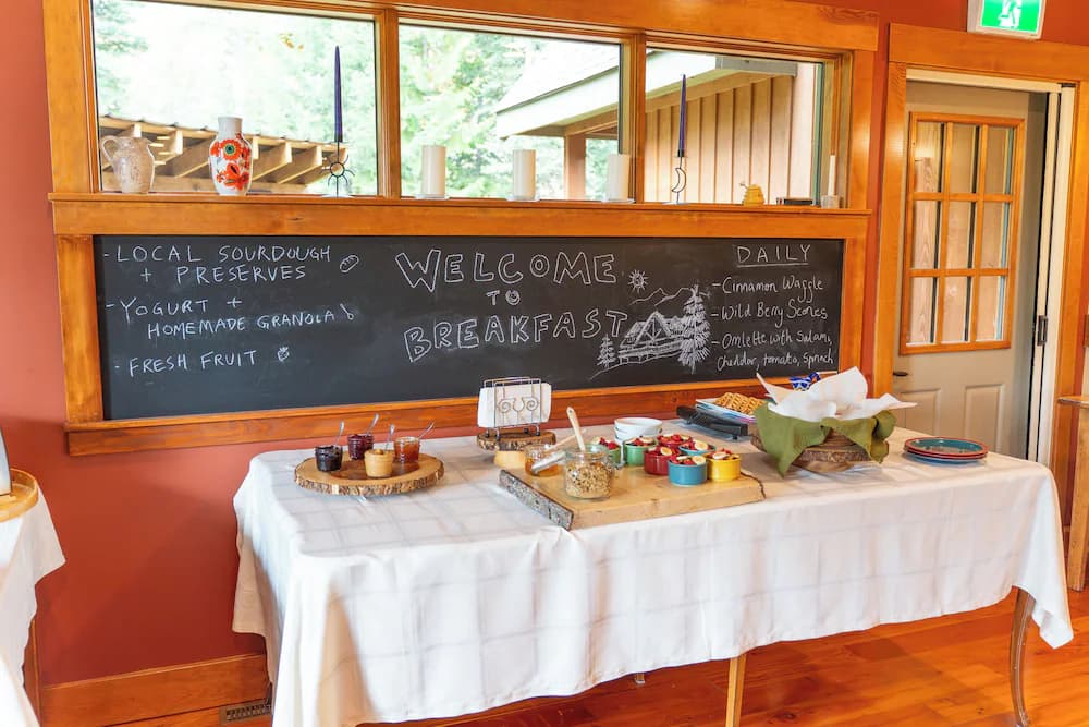 Breakfast buffet