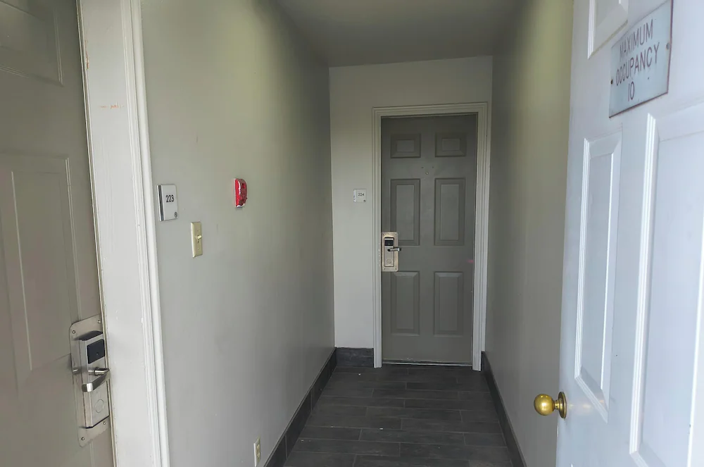 Interior entrance