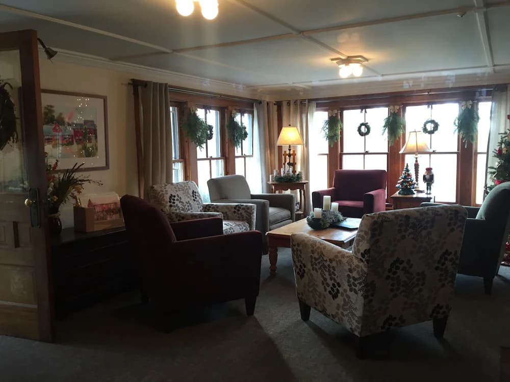 Lobby sitting area